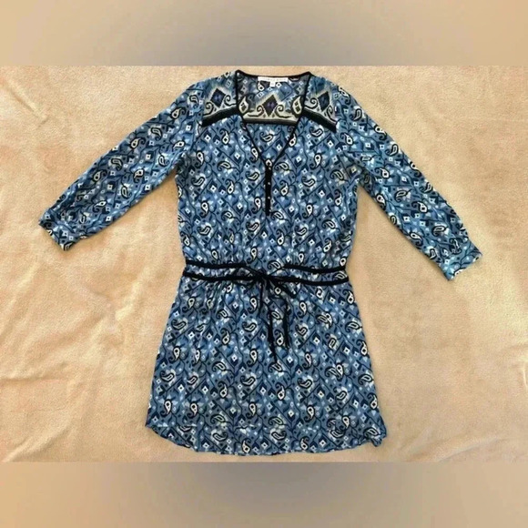 Veronica Beard Women’s Venice Ikay Front Tie Dress. Blue size 2. - Picture 15 of 15